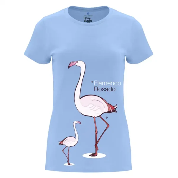 *Flamenco Rosado - Camiseta - Imagen 2